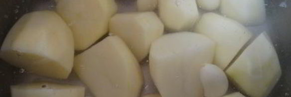 картофельное пюре с чесноком