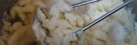 картофельное пюре с чесноком