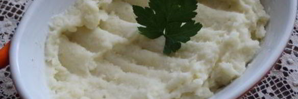 картофельное пюре с чесноком