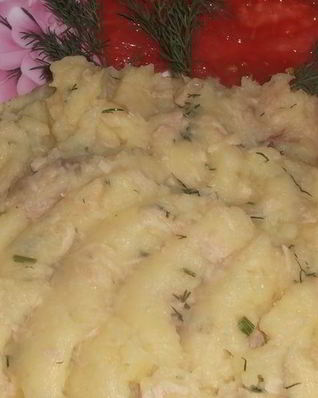 Картофельное пюре с индейкой