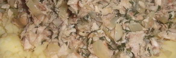 картофельное пюре с индейкой