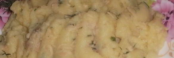 картофельное пюре с индейкой