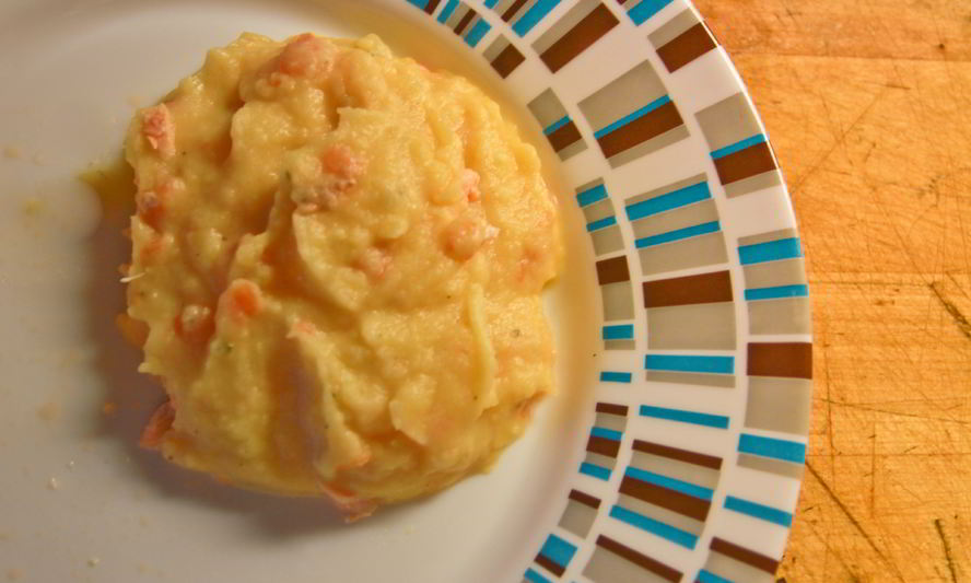 Рецепт картофельного пюре с конкасе из помидоров и розмарином