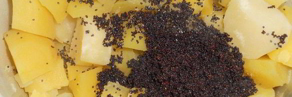 картофельное пюре с маком
