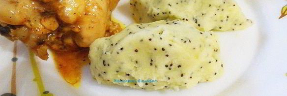 картофельное пюре с маком