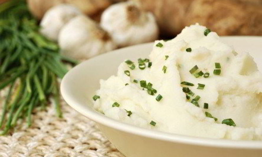 Рецепт картофельного пюре с репой и чесноком