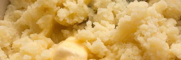 картофельное пюре с жареным луком