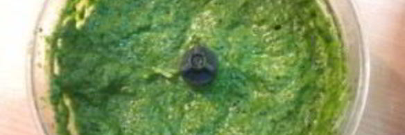 картофельное пюре со шпинатом