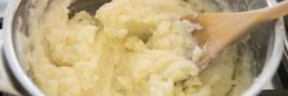 картофельное пюре со шпинатом