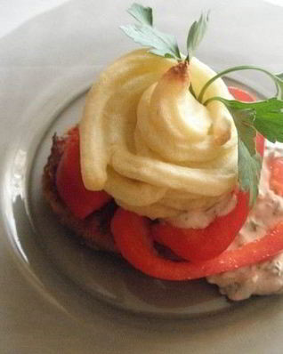 Картофельное пюре, запеченное в духовке