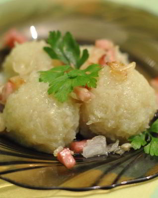 Картофельные клецки постные