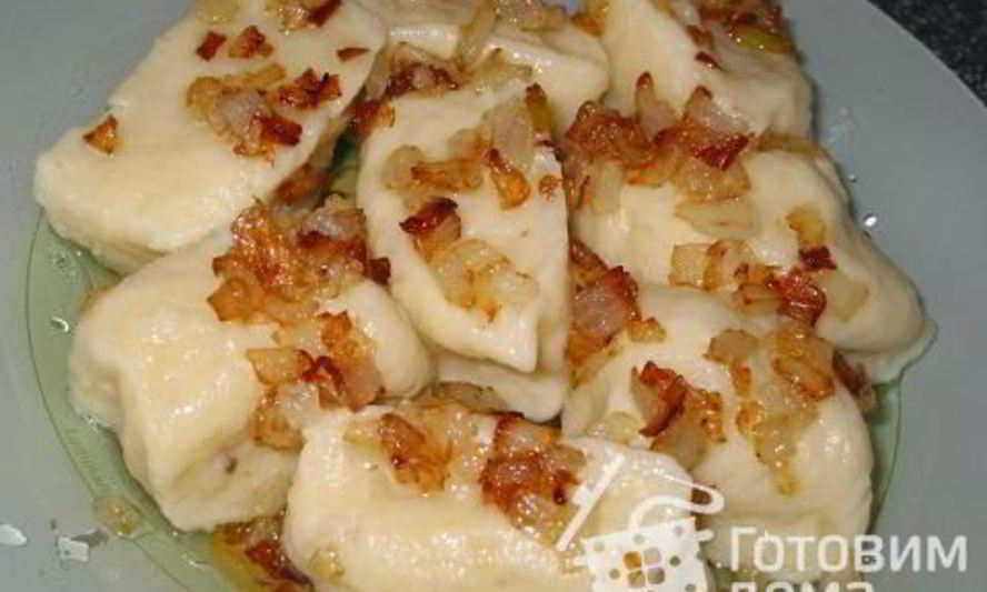 Рецепт картофельных клецек с луком