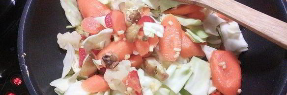 китайская лапша с овощами