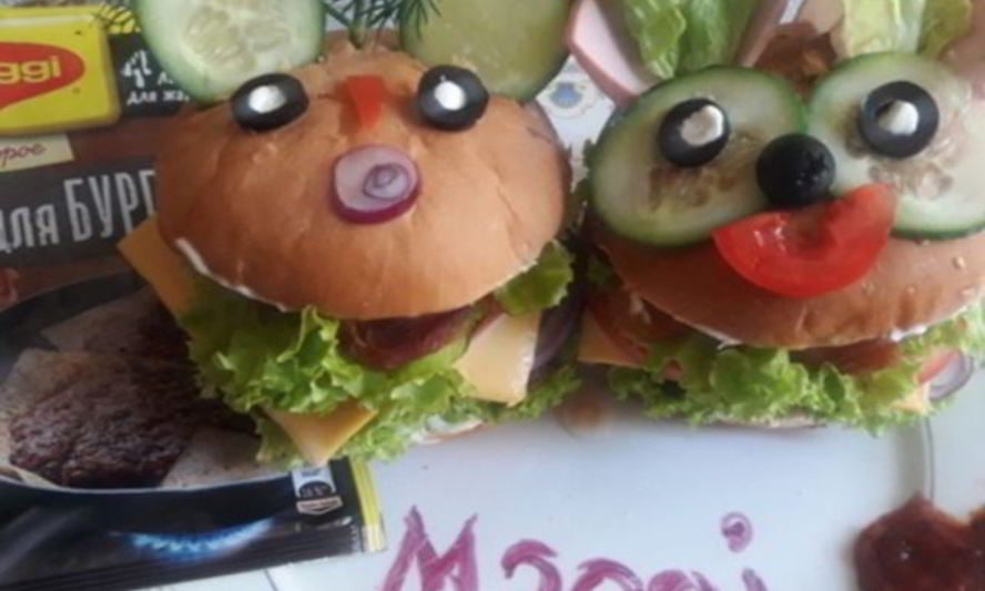 Рецепт бургурнайса с говяжей котлеткой и курагой