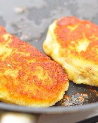 Картофельные котлеты с фаршем внутри