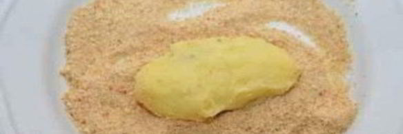 картофельные котлеты с фаршем внутри