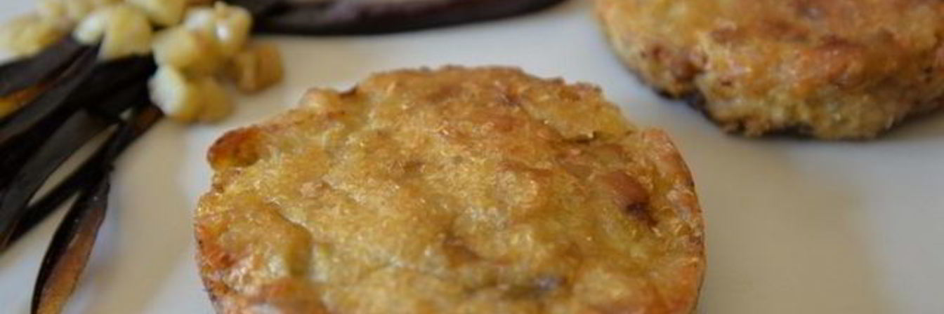 Котлетки из баклажана с киноа