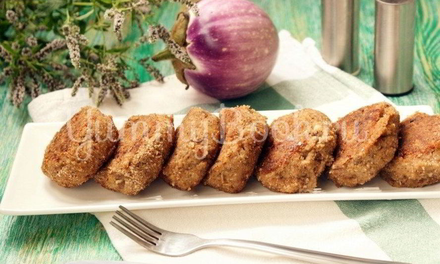 Рецепт котлет из баклажанов с сыром