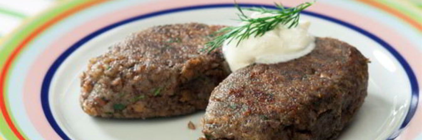 Котлеты из чечевицы с грибами