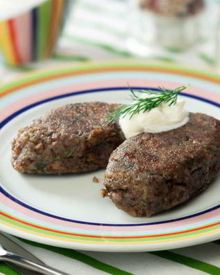 Котлеты из чечевицы с грибами