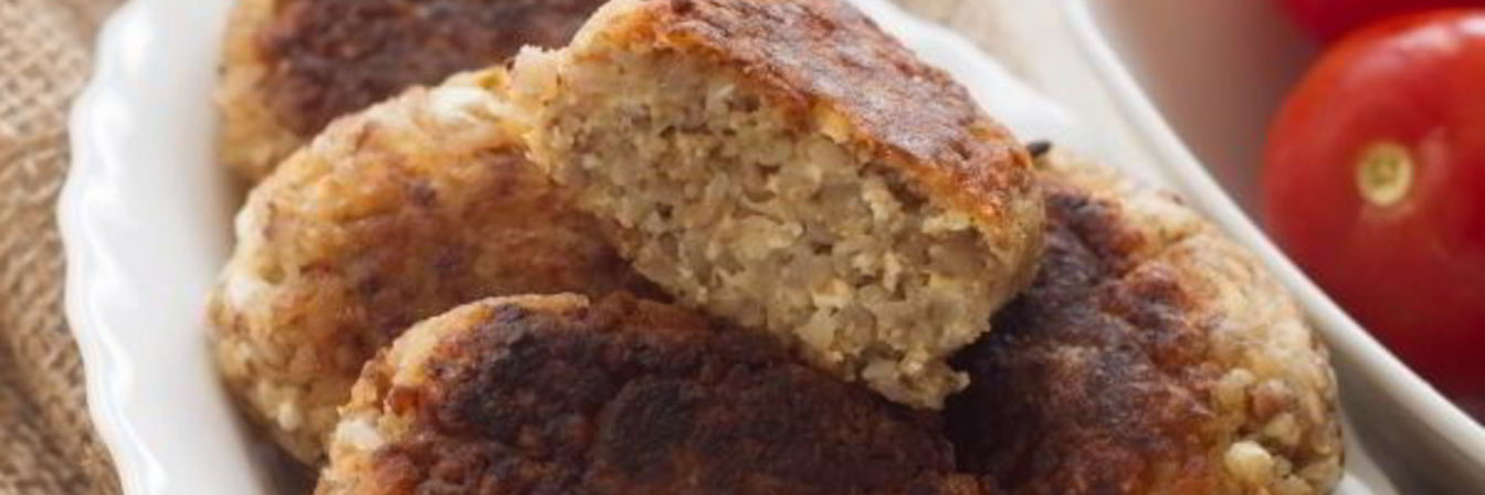 Котлеты из гречки и творога