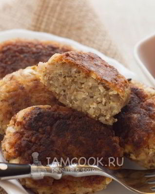 Котлеты из гречки и творога
