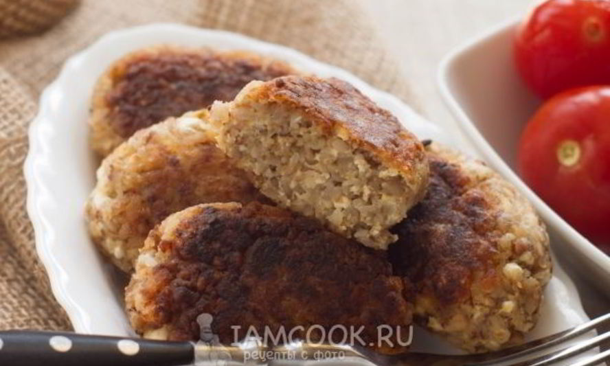 Рецепт котлет из гречки и творога