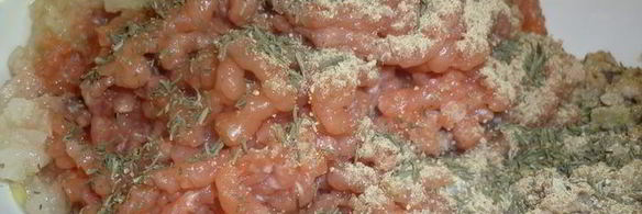 котлеты из красной рыбы с тимьяном