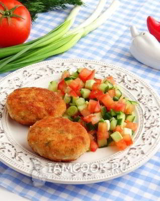 Котлеты из красной рыбы