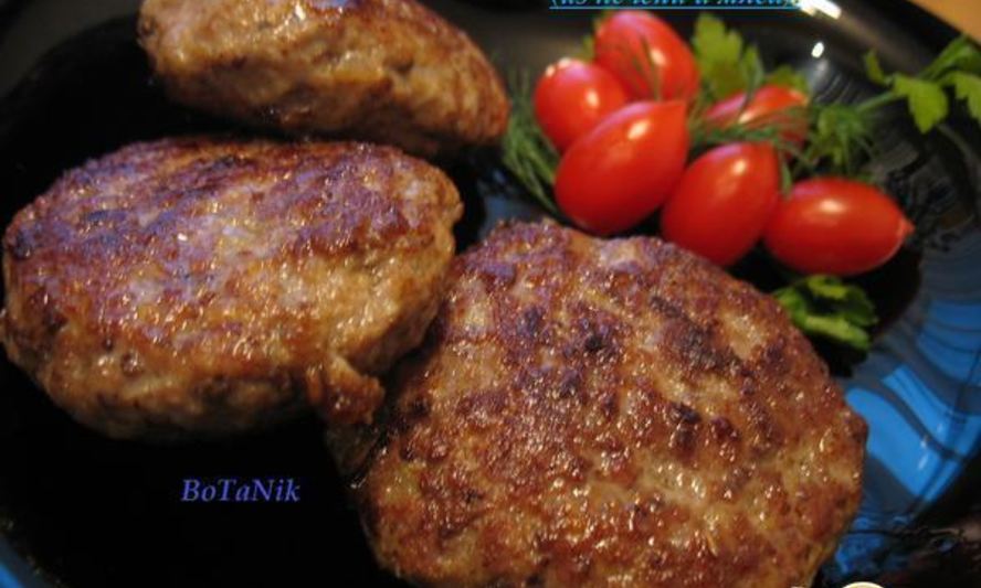 Рецепт котлет из печени и мяса