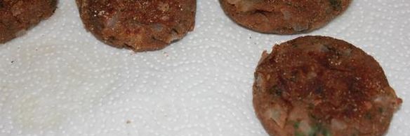 котлеты из печеного баклажана