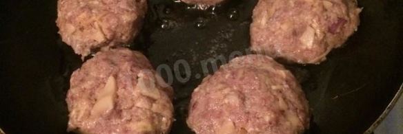 котлеты из свинины грибов и сыра