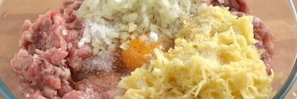 котлеты из свинины и картофеля