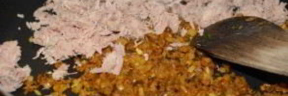 котлеты из тунца с рисом