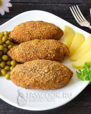 Котлеты по-киевски в духовке