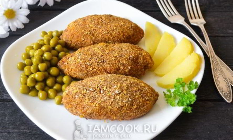 Рецепт котлет по-киевски в духовке
