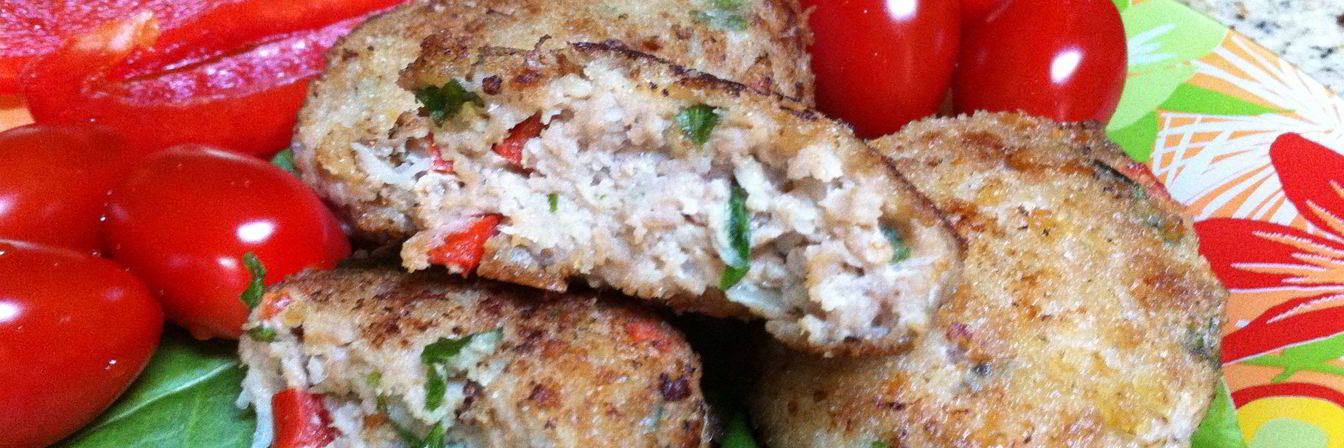 Котлеты с сыром и болгарским перцем