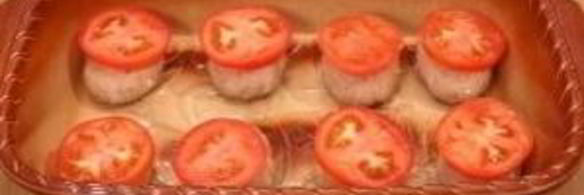 котлеты с сыром и помидорами