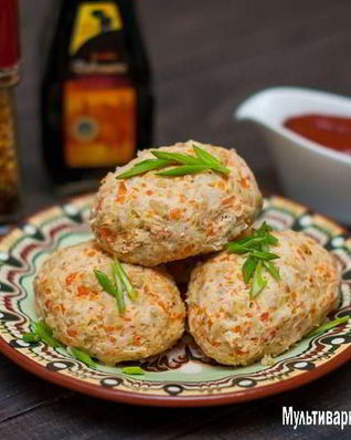 Котлеты с сыром на пару