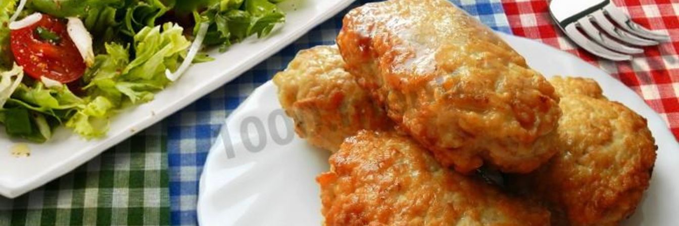 Котлеты тушеные куриные