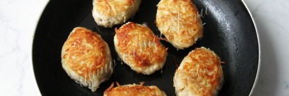 котлеты в картофельной стружке