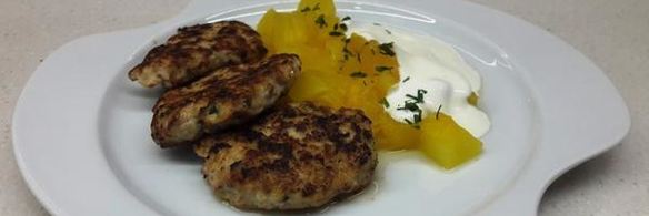 курино-тыквенные котлеты с базиликом