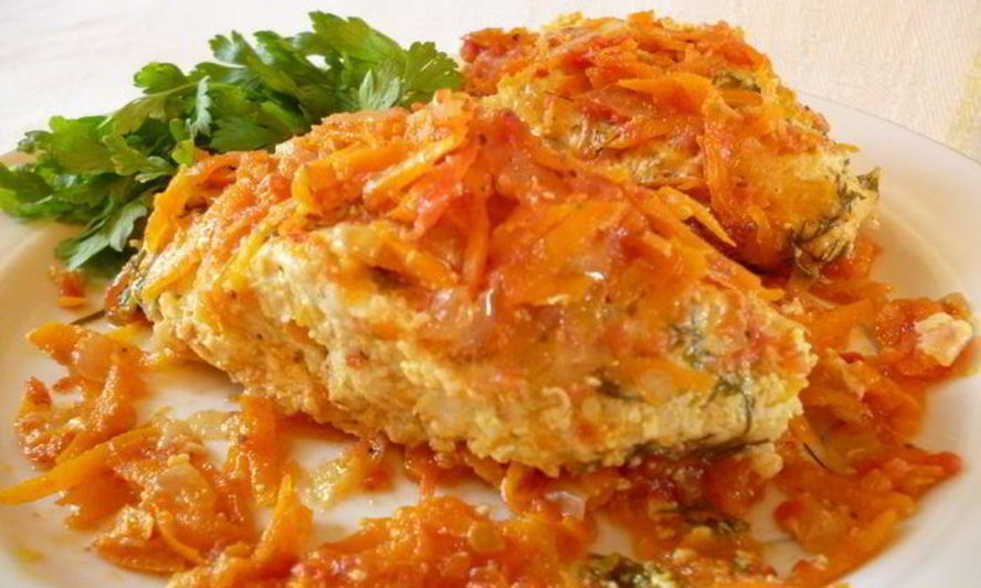 Рецепт куриных котлеток с кабачком, запеченные с овощами