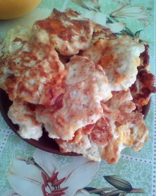 Куриные котлеты с ананасами