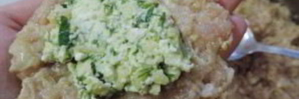 куриные котлеты с начинкой