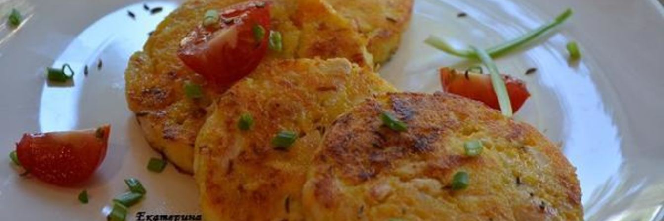 Куриные котлеты с овощами