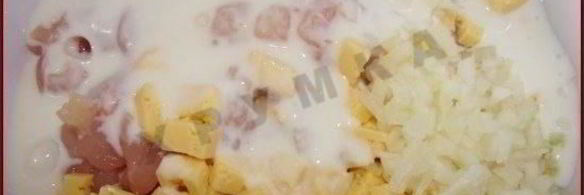 куриные котлеты с сыром на кефире