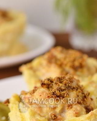 Куриные котлеты в картофельных корзиночках