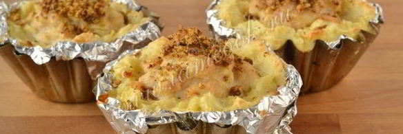 куриные котлеты в картофельных корзиночках