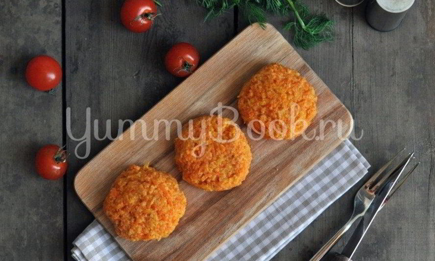 Рецепт морковных паровых котлет в мультиварке